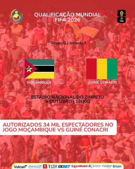 CAF autoriza 34 mil espectadores no jogo contra a Guiné